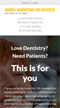 Mobile Screenshot of digitalmarketingfordentists.com